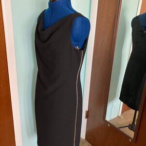 Donna Ricco Black Sleeveless Dress, Size 8